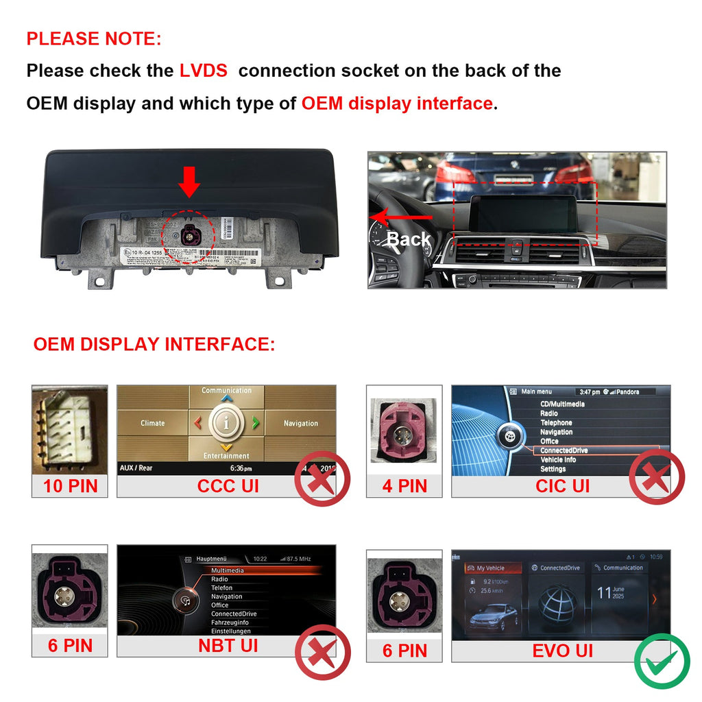 PEMP CarPlay Linux Screen for BMW F-Chassis 3/4-Series / M3/M4 — PEMP 9513
