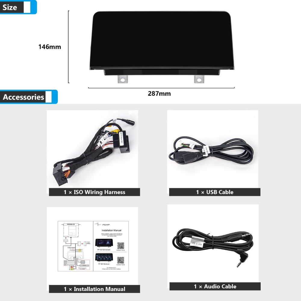 PEMP CarPlay Linux Screen for BMW F-Chassis X5/X6 — PEMP 9545