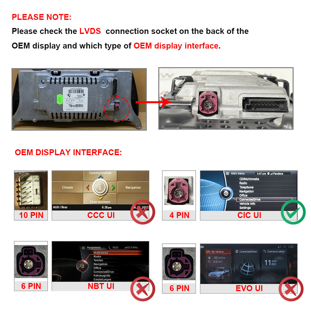 PEMP CarPlay Linux Screen for BMW E-Chassis 3-Series / M3 — PEMP 9623