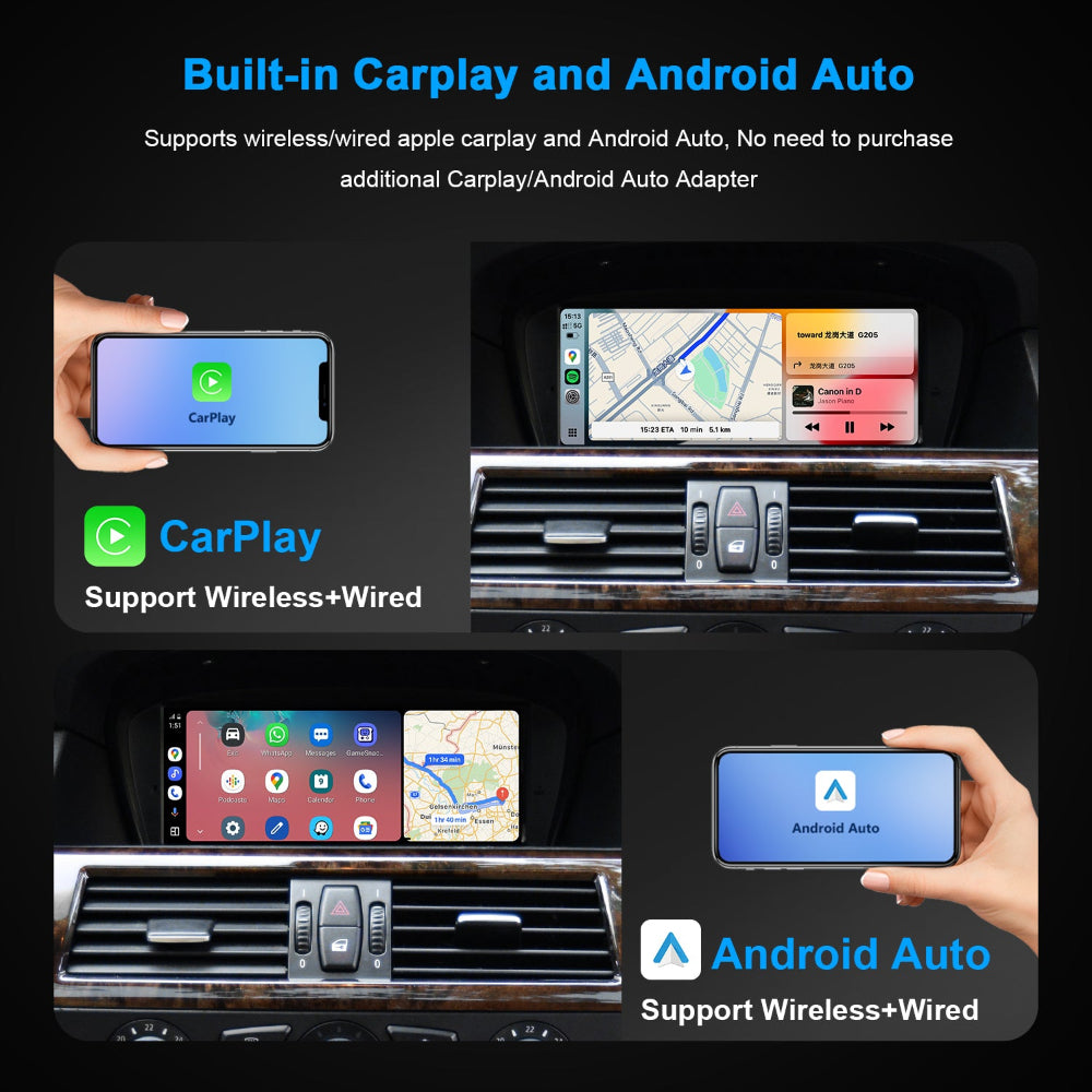 PEMP CarPlay Linux Screen for BMW E-Chassis 5/6-Series — PEMP 9233