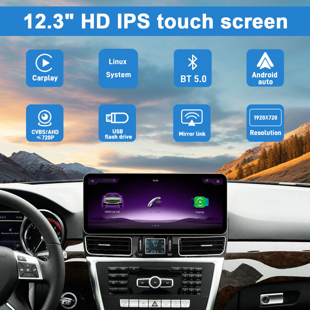 PEMP CarPlay Linux Screen for Mercedes-Benz GLE / GLS W166/X166 — PEMP SL15