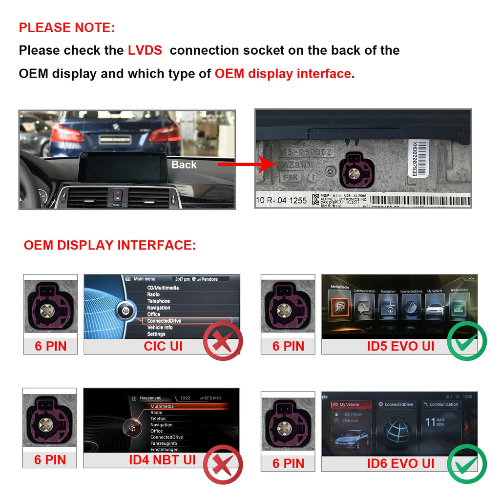 PEMP CarPlay Linux Screen for BMW F-Chassis X3/X4 — PEMP 9533