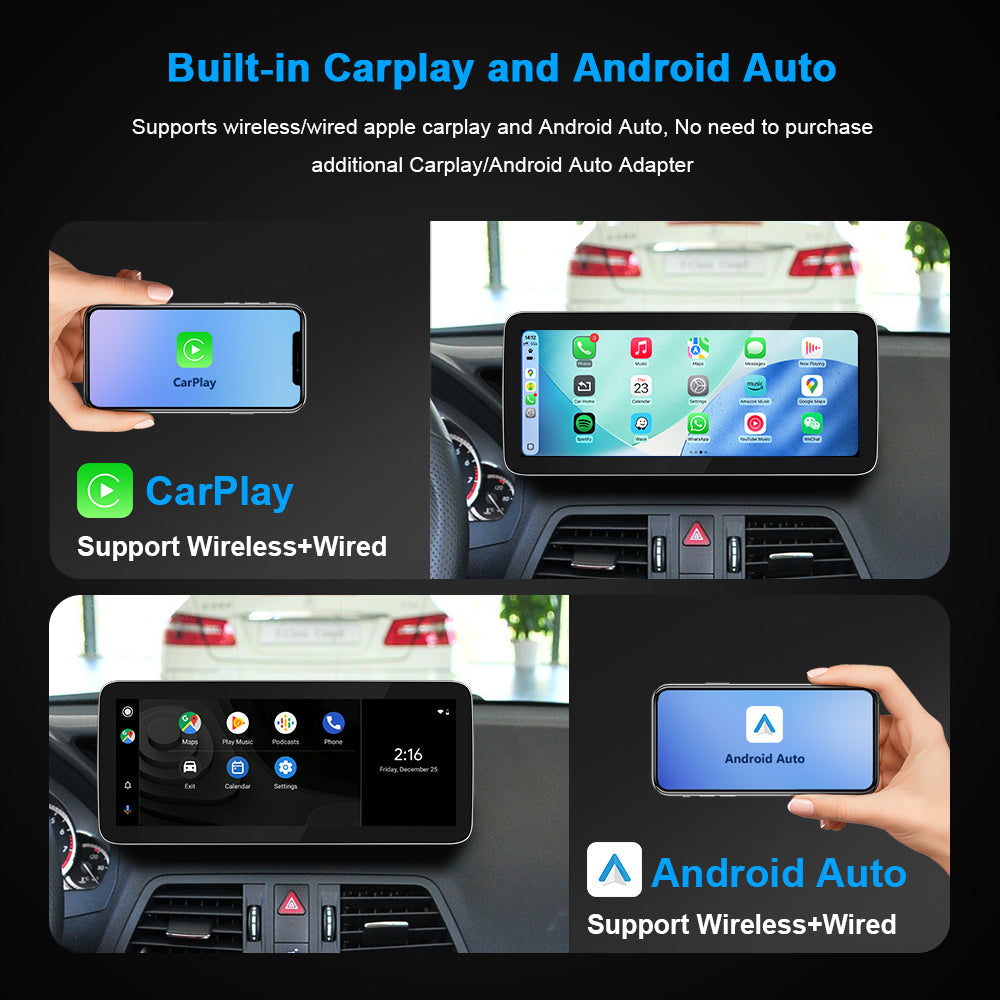 PEMP CarPlay Linux Screen for Mercedes-Benz E-Class Coupe W207 — PEMP 7L24