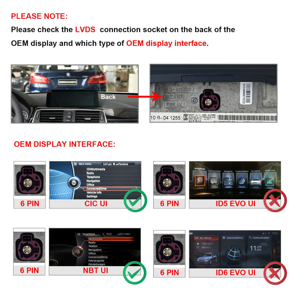 PEMP CarPlay Linux Screen for BMW F-Chassis 3/4-Series / M3/M4 — PEMP 9013