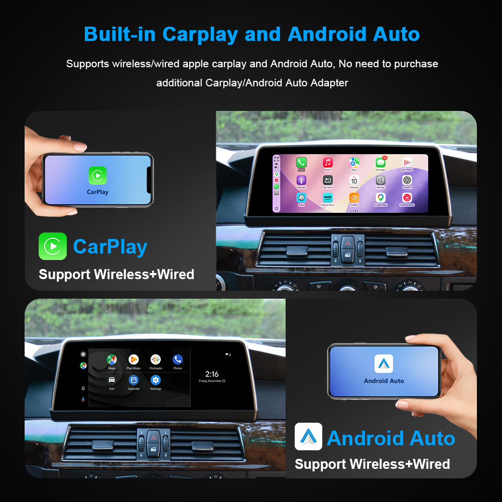 PEMP CarPlay Linux Screen for BMW E-Chassis 5/6-Series — PEMP 9810