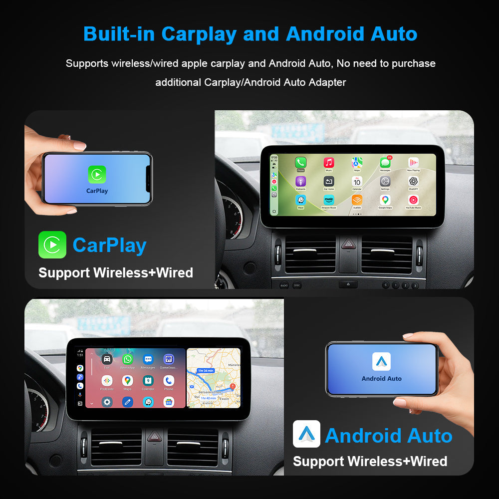 PEMP CarPlay Linux Screen for Mercedes-Benz C-Class W204 — PEMP 6L02