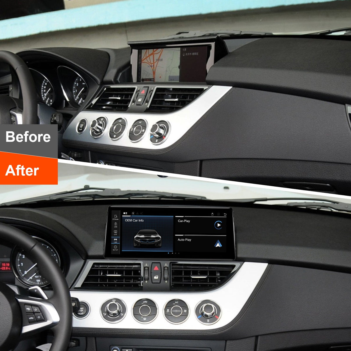 PEMP CarPlay Linux Screen for BMW Z4 E89 — PEMP 9024