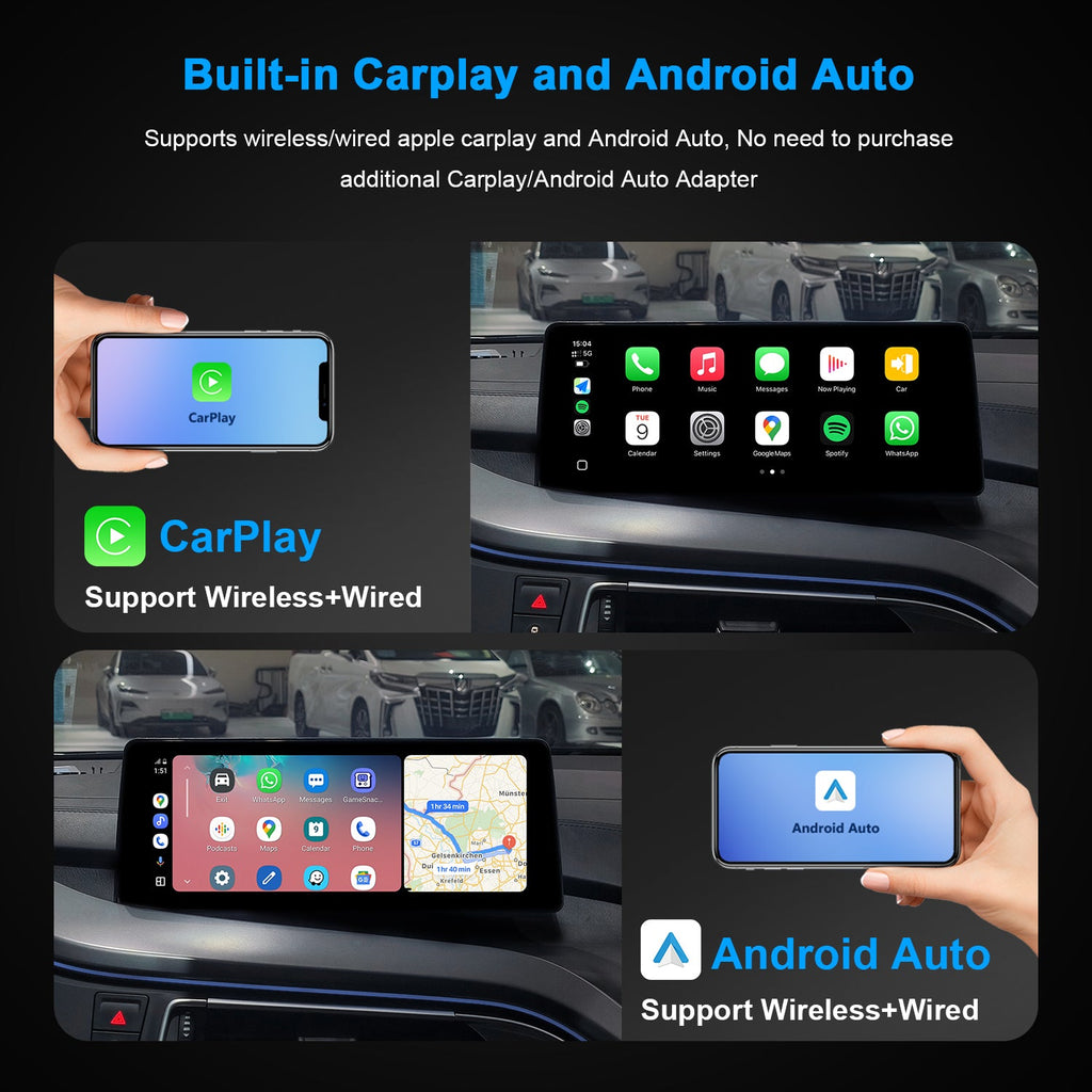 PEMP CarPlay Linux Screen for BMW i8 I12 — PEMP 9098