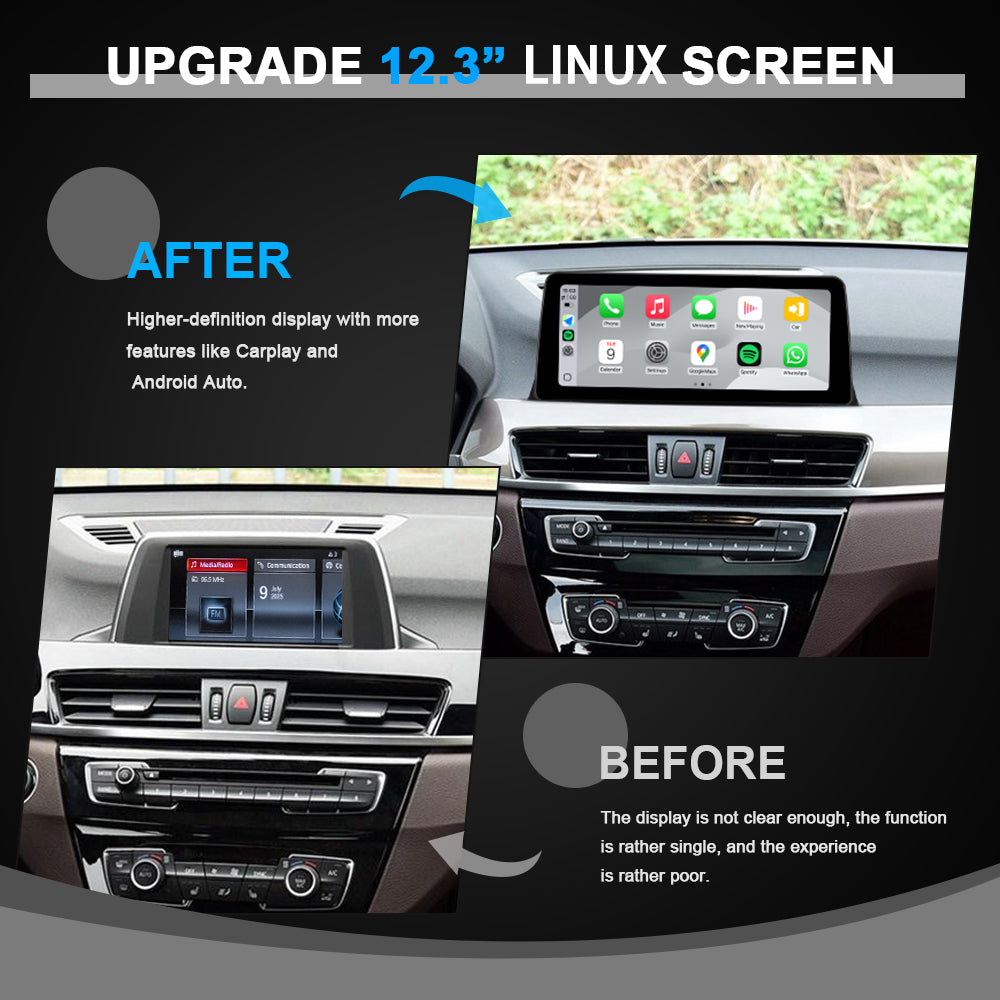 PEMP CarPlay Linux Screen for BMW F-Chassis X1/X2 — PEMP 9559