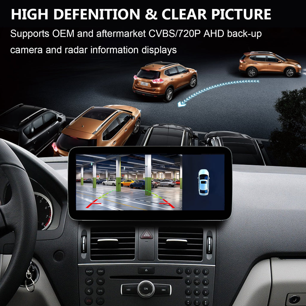 PEMP CarPlay Linux Screen for Mercedes-Benz C-Class W204 — PEMP 6L02