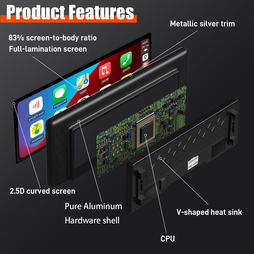 PEMP CarPlay Linux Screen for BMW E-Chassis 5/6-Series — PEMP 9610