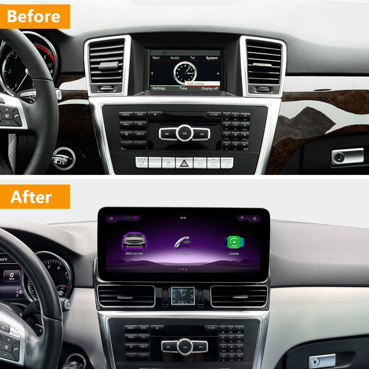 PEMP CarPlay Linux Screen for Mercedes-Benz GLE / GLS W166/X166 — PEMP 7L15