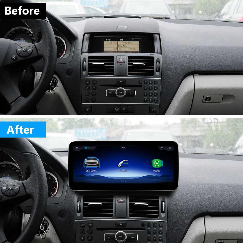 PEMP CarPlay Linux Screen for Mercedes-Benz C-Class W204 — PEMP 6L02