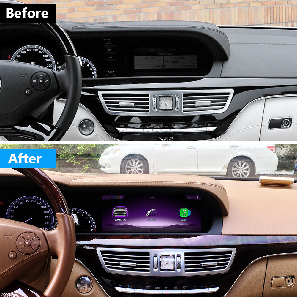 PEMP CarPlay Linux Screen for Mercedes-Benz S-Class W221 — PEMP 6L21