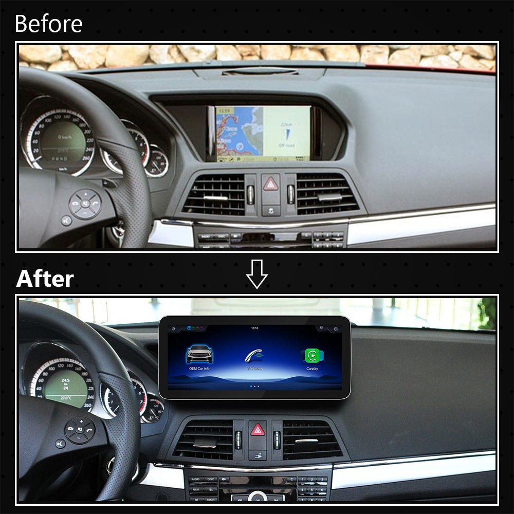 PEMP CarPlay Linux Screen for Mercedes-Benz E-Class Coupe W207 — PEMP 7L24