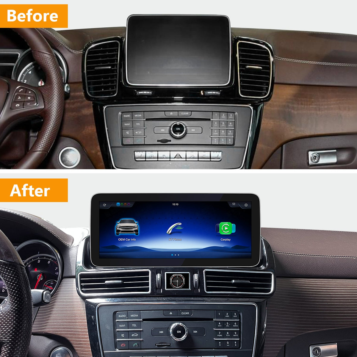 PEMP CarPlay Linux Screen for Mercedes-Benz GLE / GLS W166/X166 — PEMP 7L29