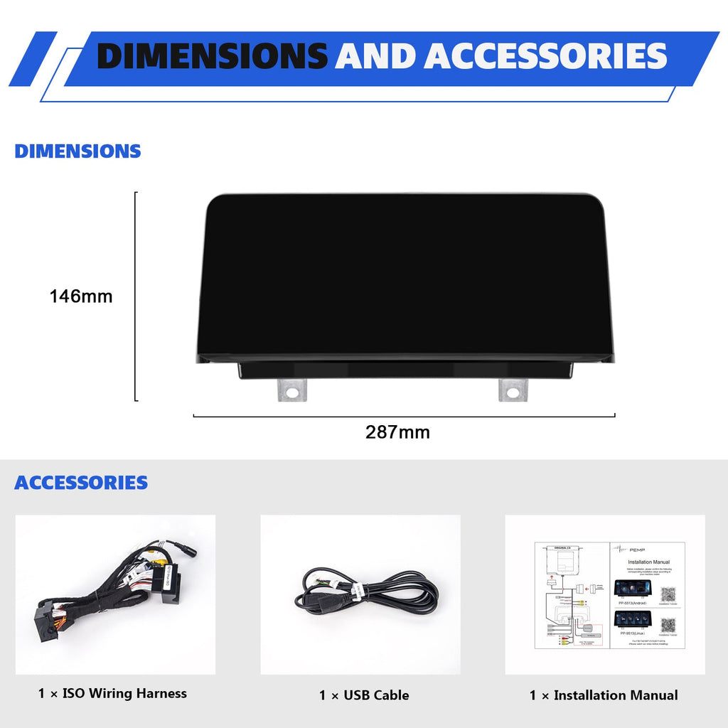 PEMP CarPlay Linux Screen for BMW F-Chassis 3/4-Series / M3/M4 — PEMP 9513
