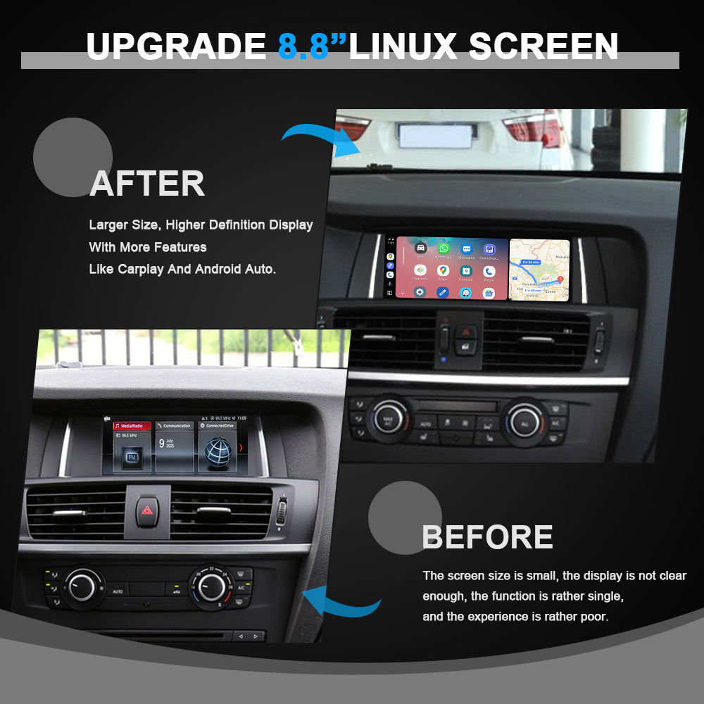 PEMP CarPlay Linux Screen for BMW F-Chassis X3/X4 — PEMP 9533
