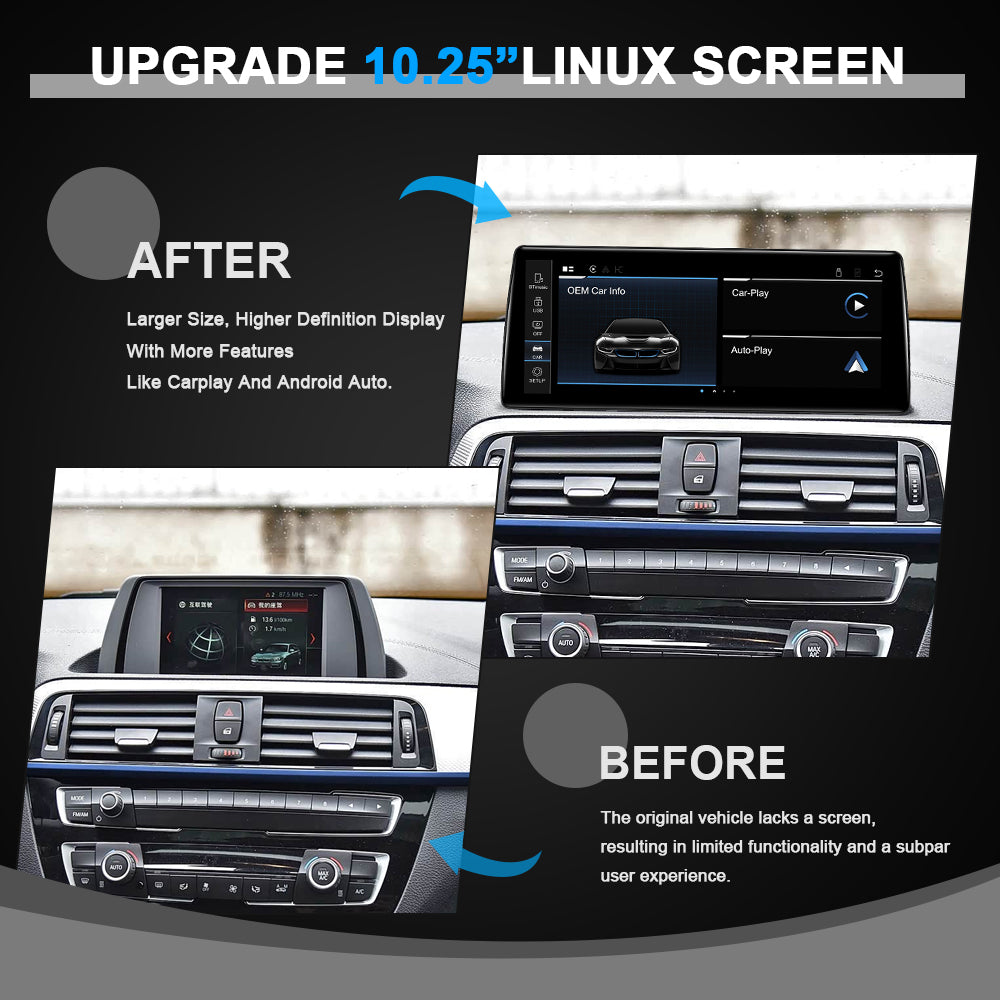 PEMP CarPlay Linux Screen for BMW F-Chassis 1/2-Series / M2 — PEMP 9112