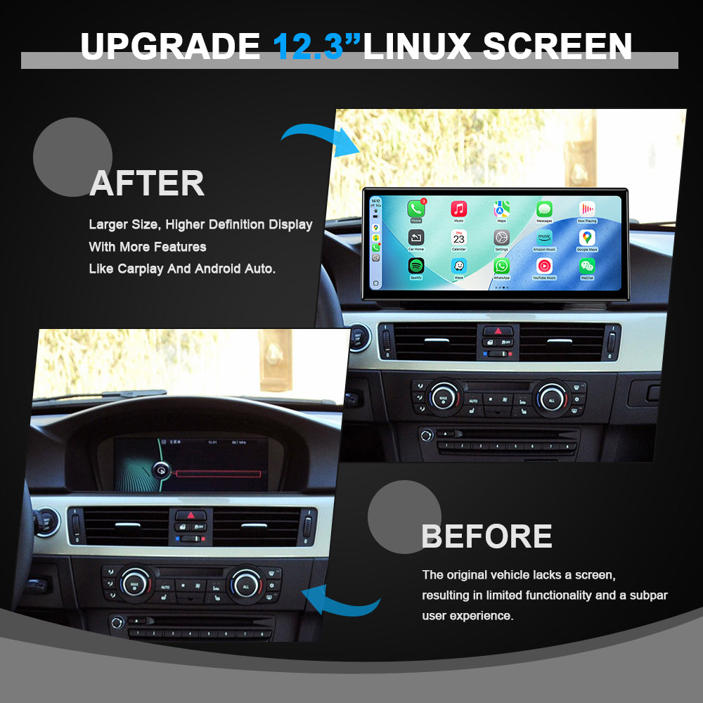 PEMP CarPlay Linux Screen for BMW E-Chassis 3-Series / M3 — PEMP 9623