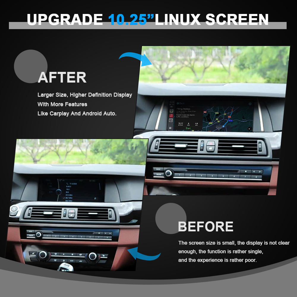 PEMP CarPlay Linux Screen for BMW F-Chassis 5-Series / M5 — PEMP 9208
