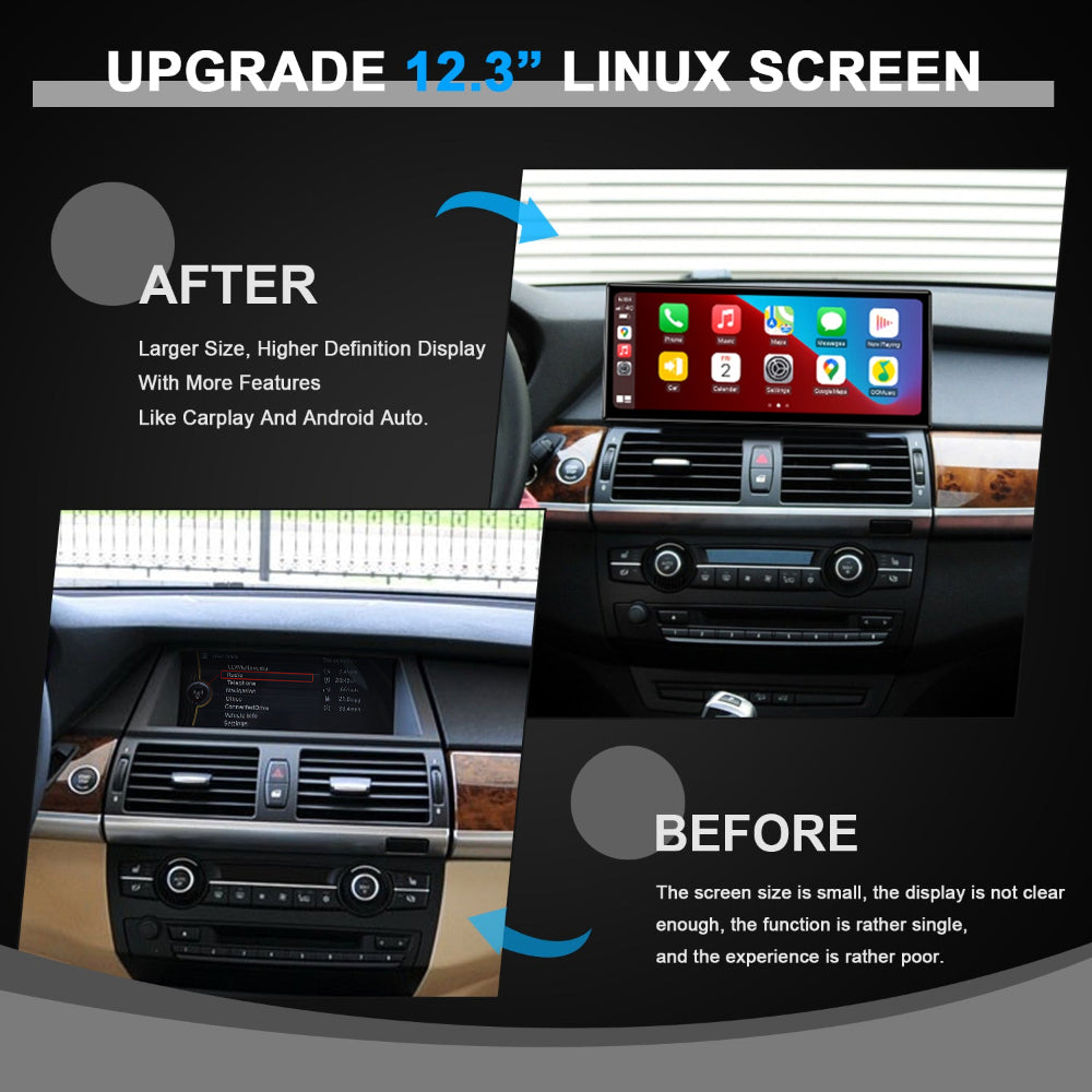 PEMP CarPlay Linux Screen for BMW E-Chassis X5/X6 — PEMP 9625