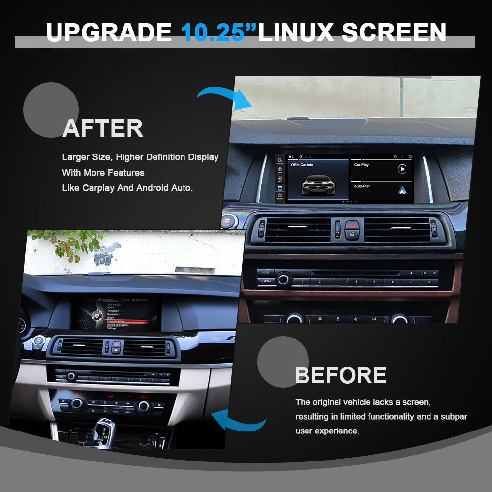 PEMP CarPlay Linux Screen for BMW F-Chassis 5-Series / M5 — PEMP 9218