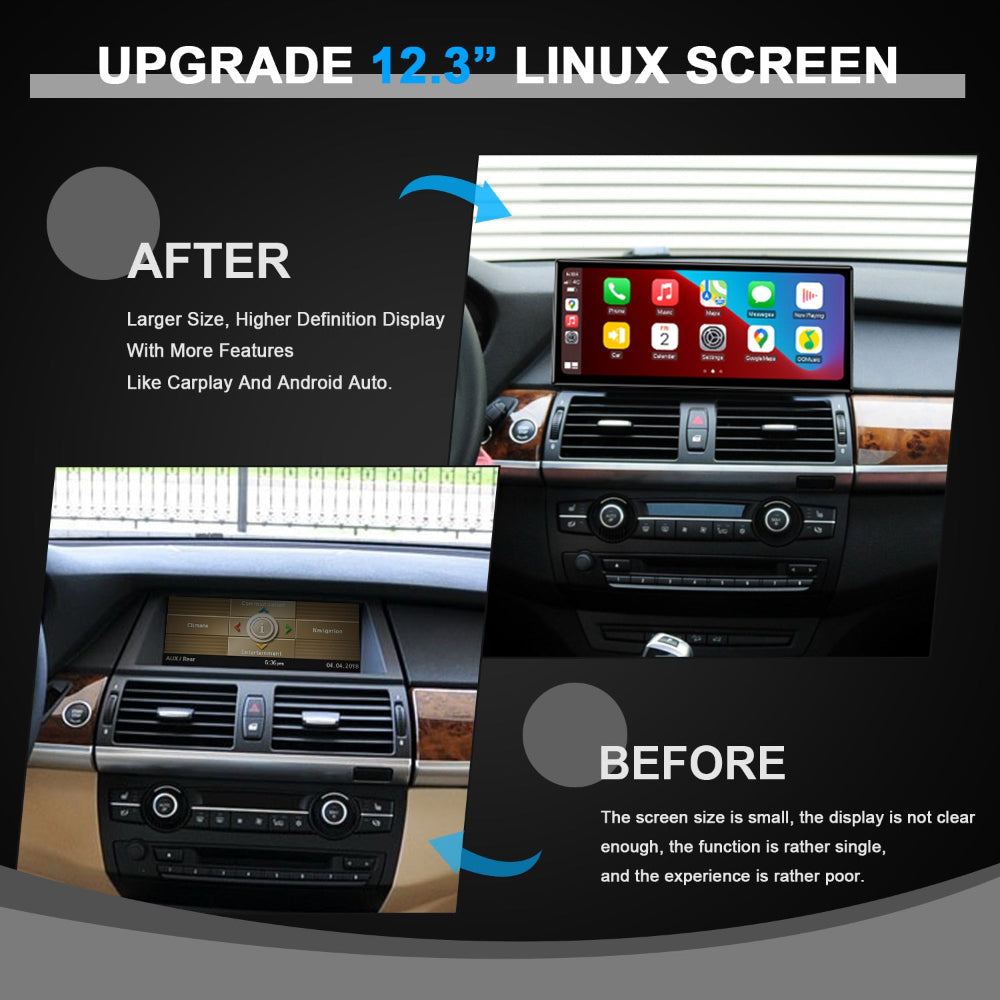 PEMP CarPlay Linux Screen for BMW E-Chassis X5/X6 — PEMP 9615