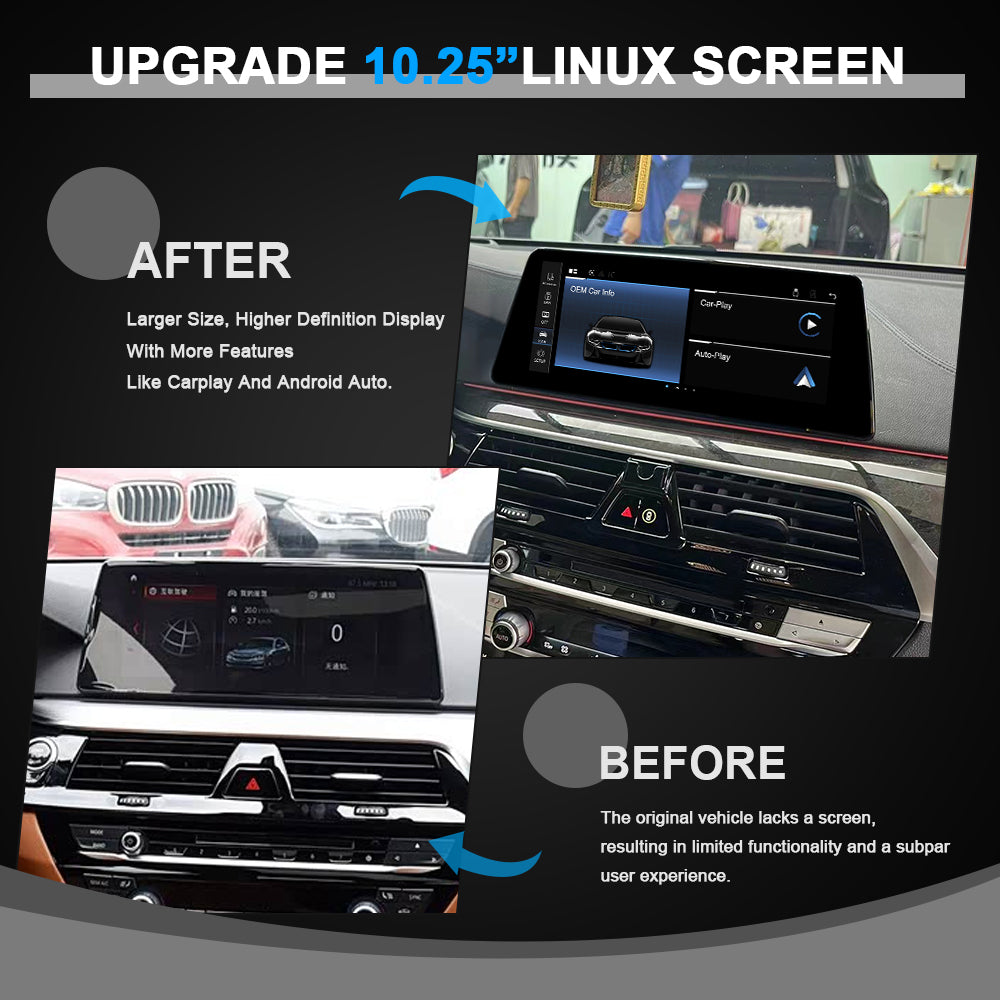PEMP CarPlay Linux Screen for BMW G-Chassis 5-Series — PEMP 9538