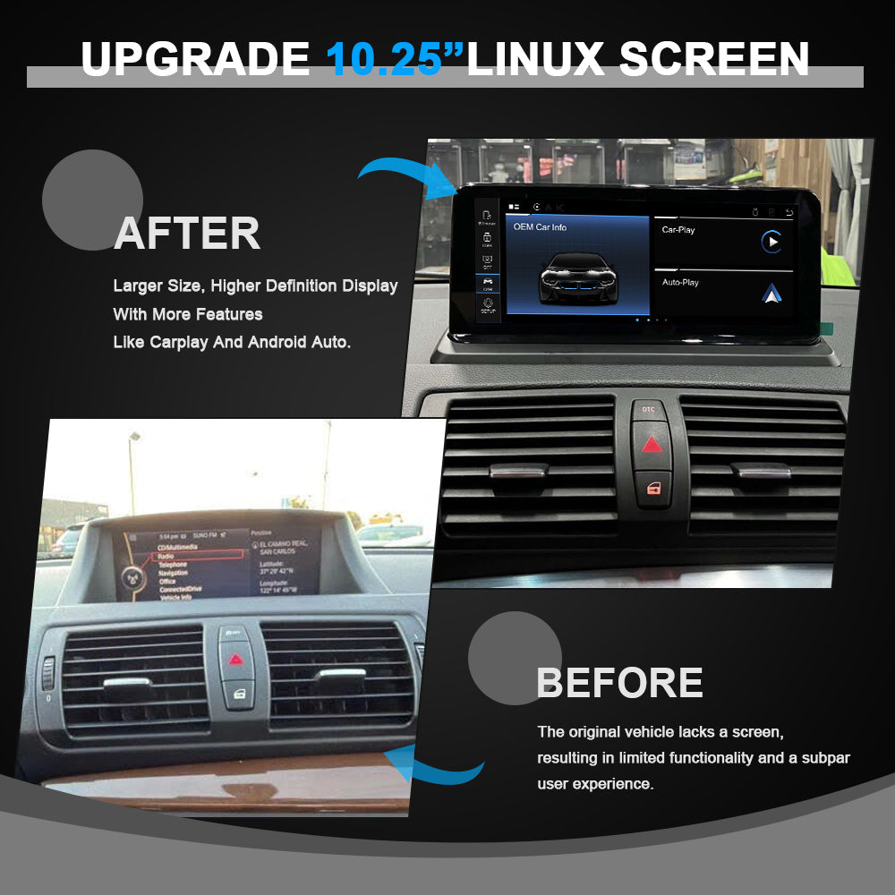 PEMP CarPlay Linux Screen for BMW E-Chassis 1-Series / 1M — PEMP 9271