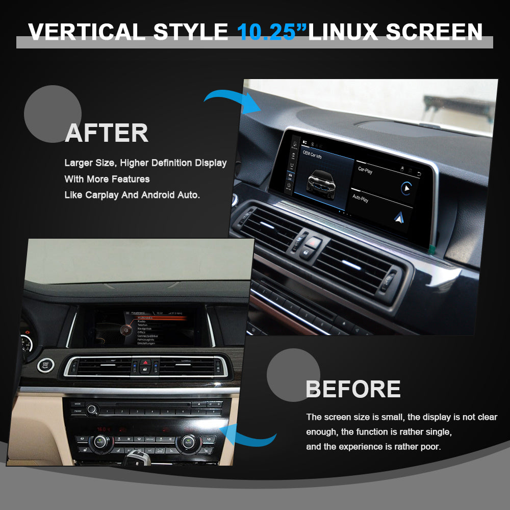 PEMP CarPlay Linux Screen for BMW F-Chassis 5-Series / M5 — PEMP 9288