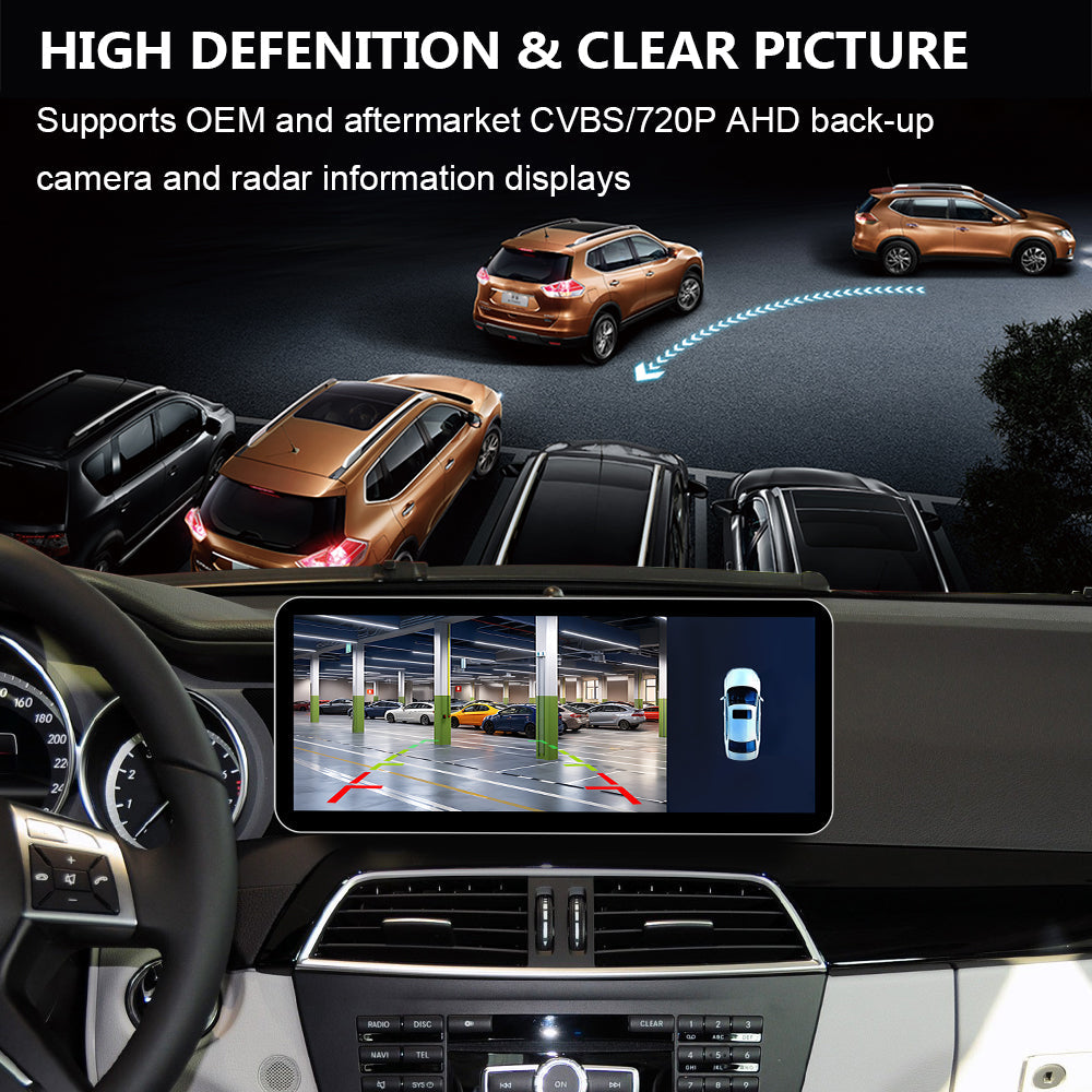 PEMP CarPlay Linux Screen for Mercedes-Benz C-Class W204 — PEMP SL12