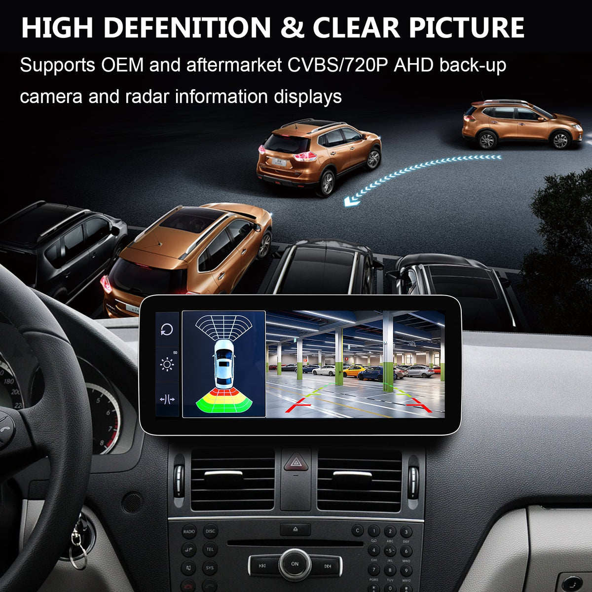 PEMP CarPlay Linux Screen for Mercedes-Benz C-Class W204 — PEMP 7L02