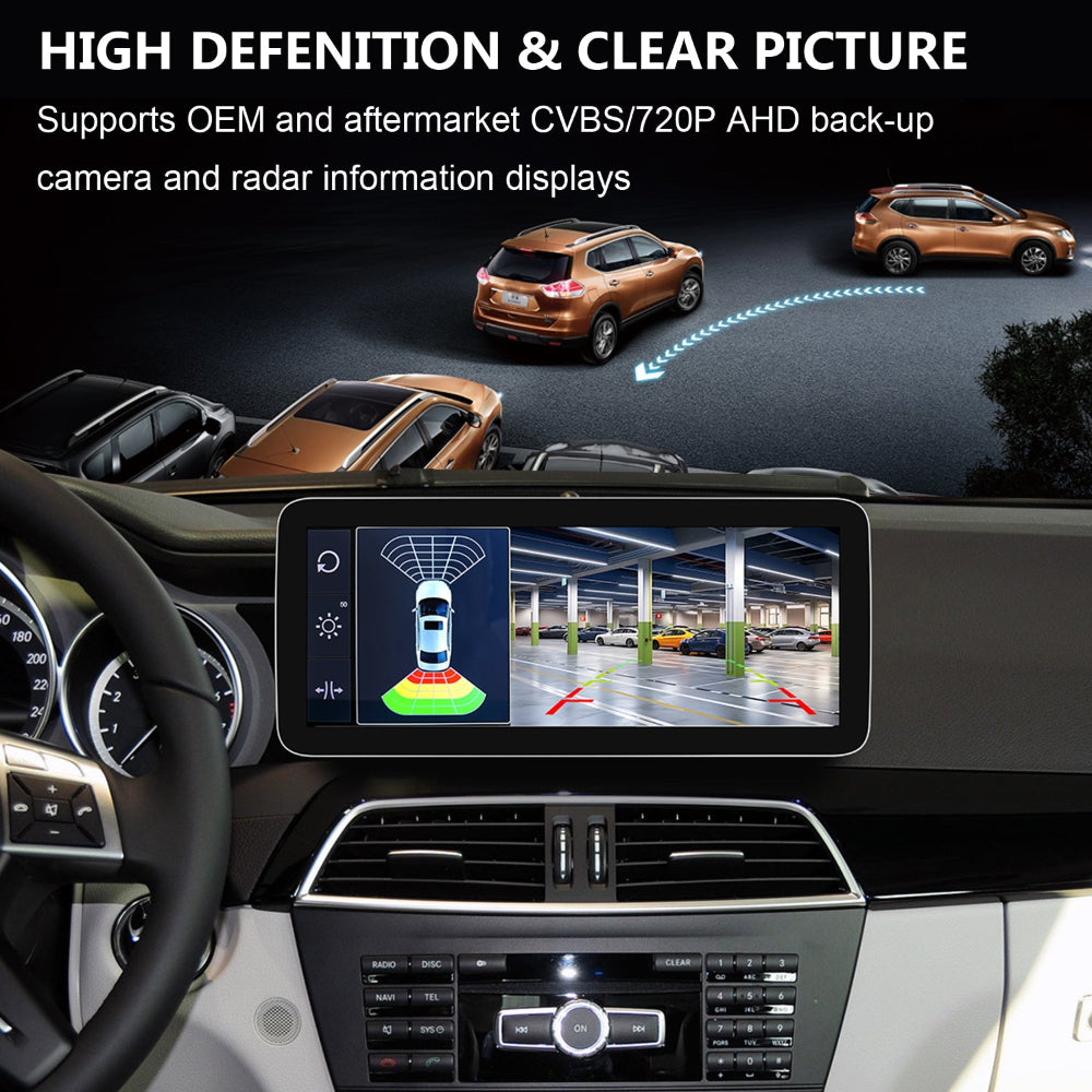 PEMP CarPlay Linux Screen for Mercedes-Benz C-Class W204 — PEMP 7L12