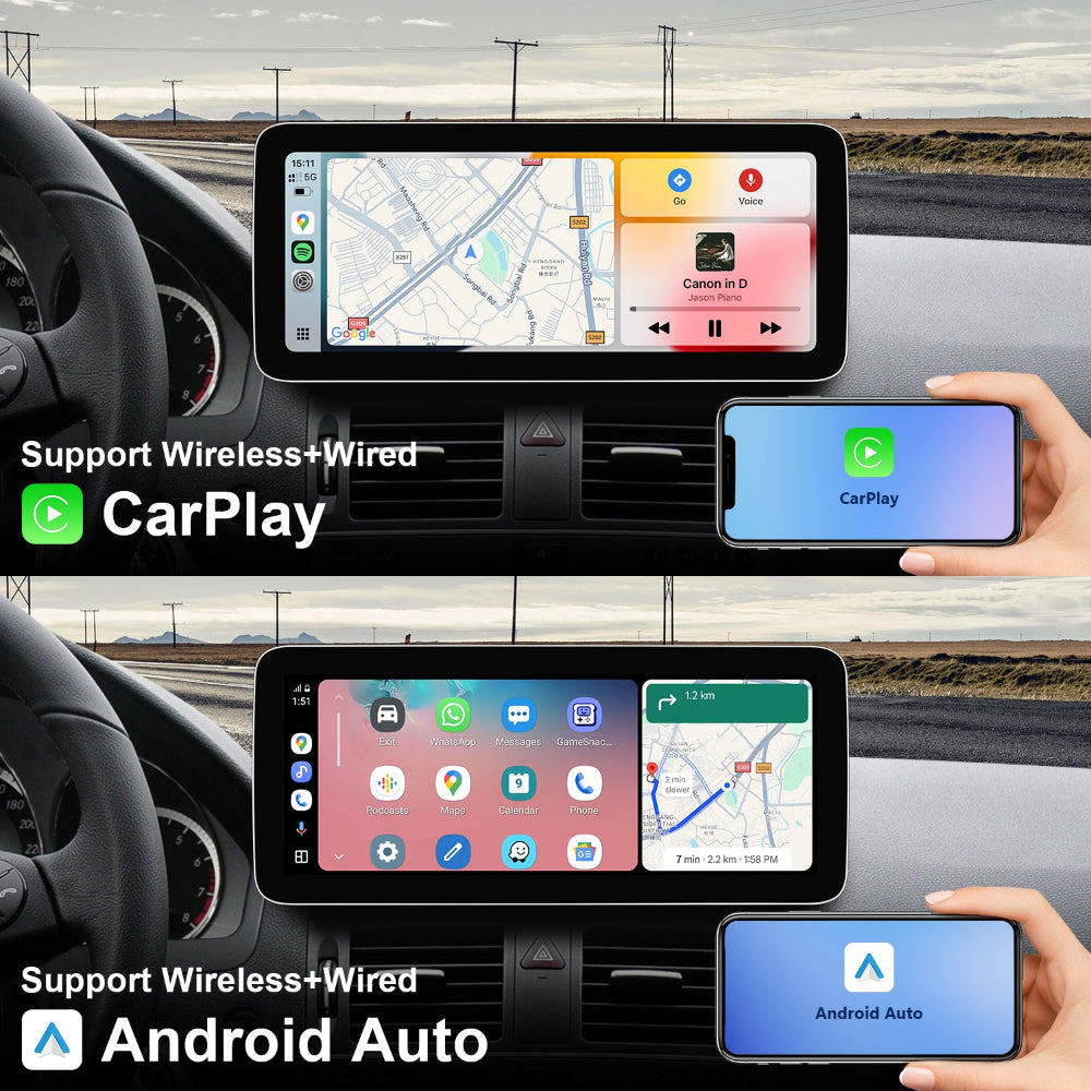 PEMP CarPlay Linux Screen for Mercedes-Benz C-Class W204 — PEMP 7L02