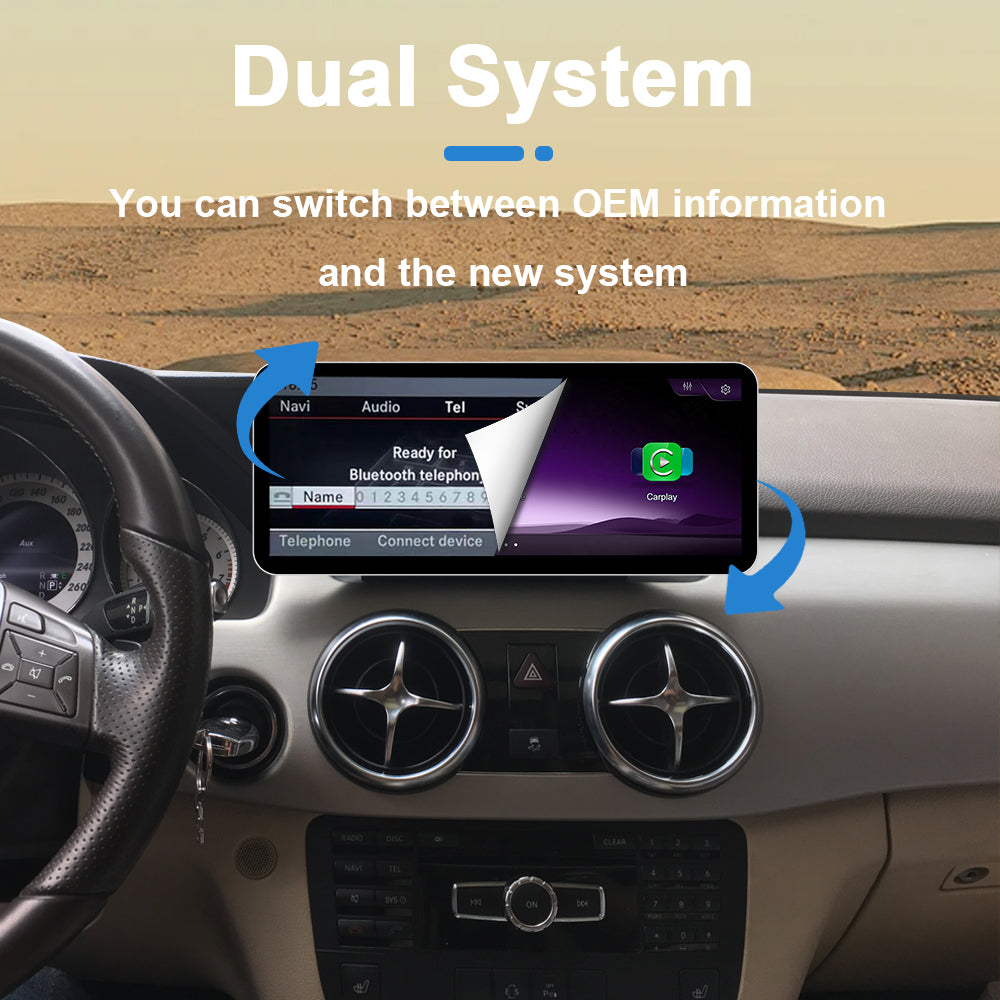 PEMP CarPlay Linux Screen for Mercedes-Benz GLK X204 — PEMP SL09