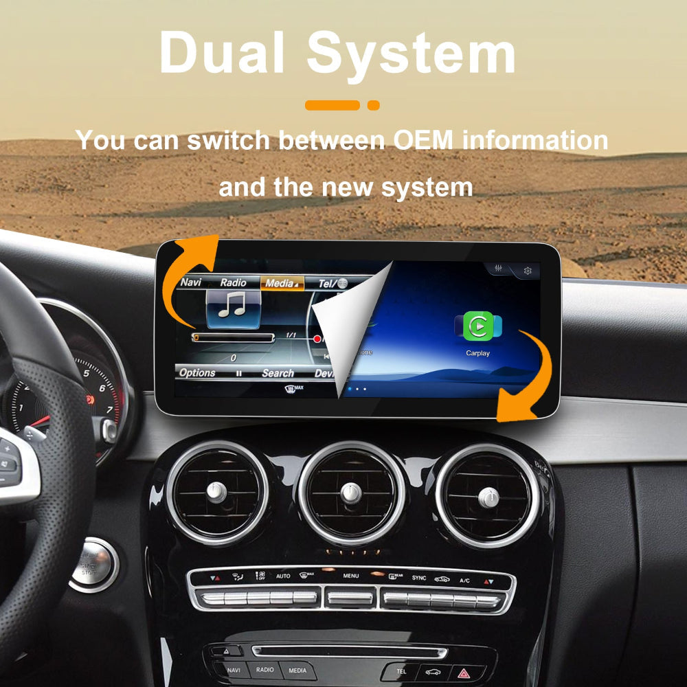 PEMP CarPlay Linux Screen for Mercedes-Benz A-Class / CLA / GLA — PEMP 7L18