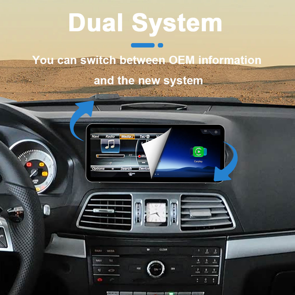 PEMP CarPlay Linux Screen for Mercedes-Benz E-Class Coupe W207 — PEMP SL93
