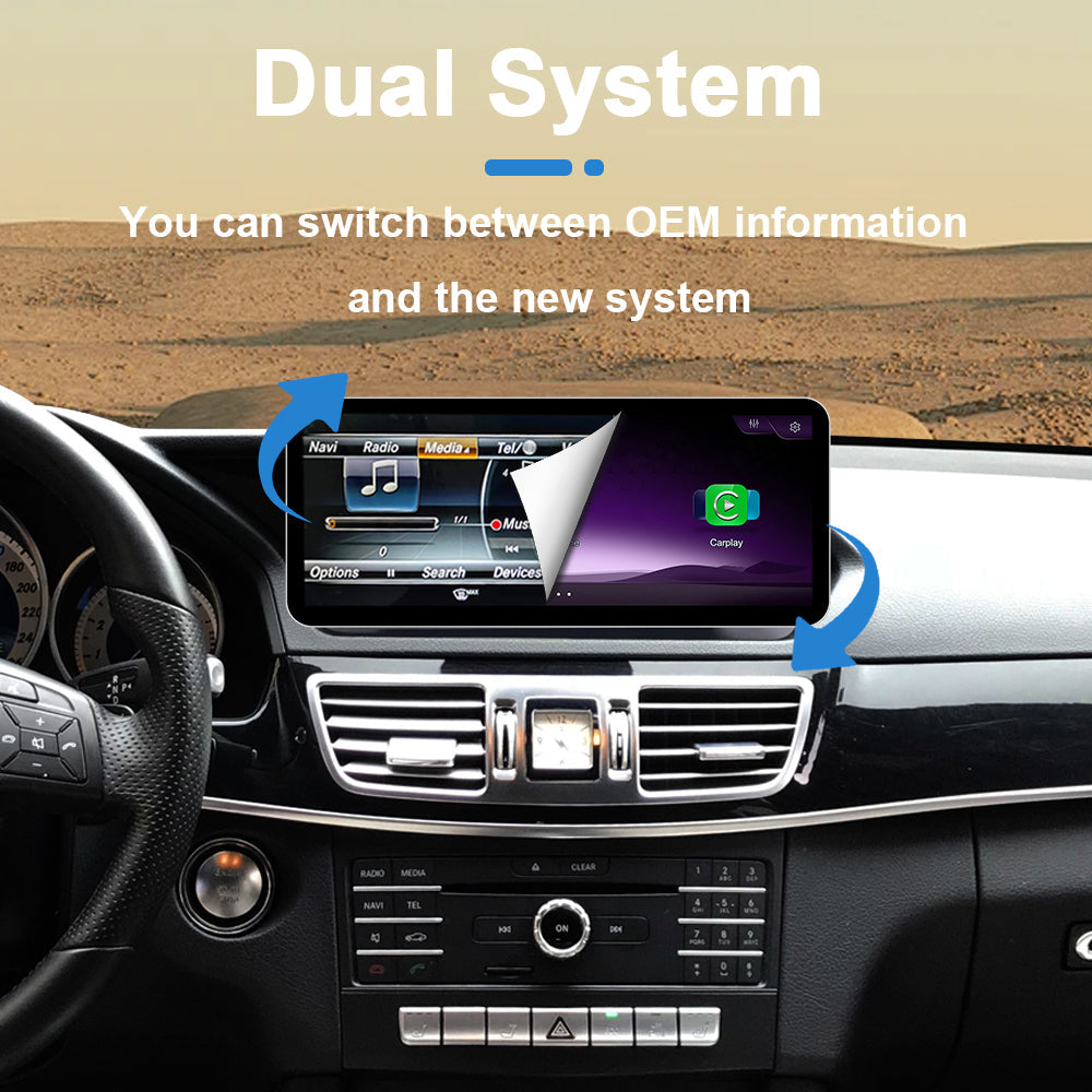 PEMP CarPlay Linux Screen for Mercedes-Benz E-Class W212 — PEMP SL03