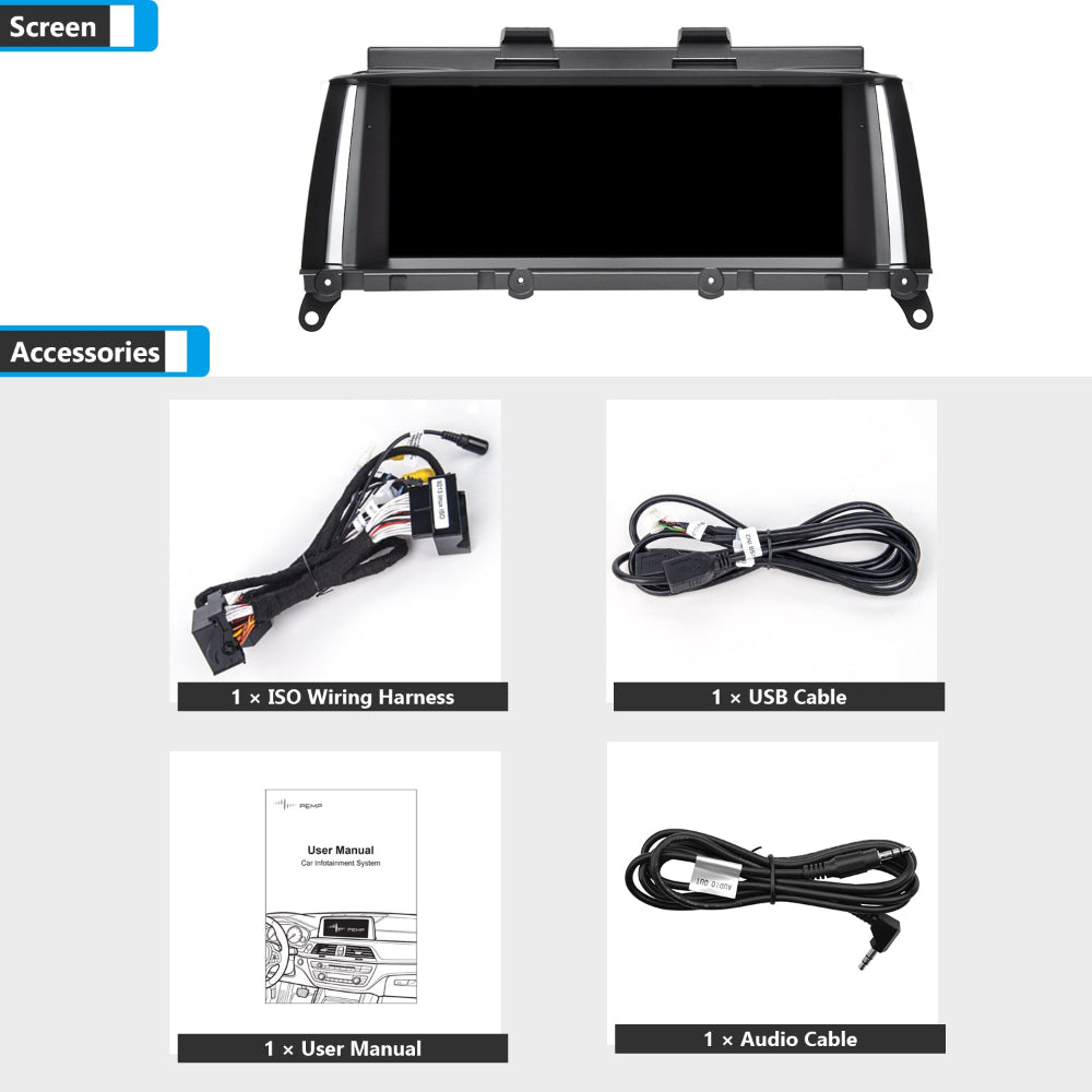 PEMP CarPlay Linux Screen for BMW F-Chassis X3/X4 — PEMP 9223