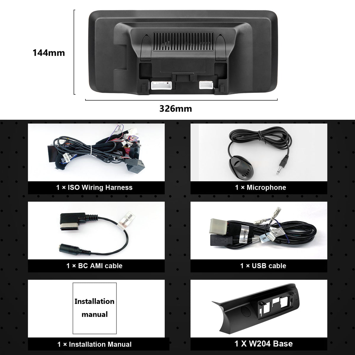 PEMP CarPlay Linux Screen for Mercedes-Benz C-Class W204 — PEMP 7L12
