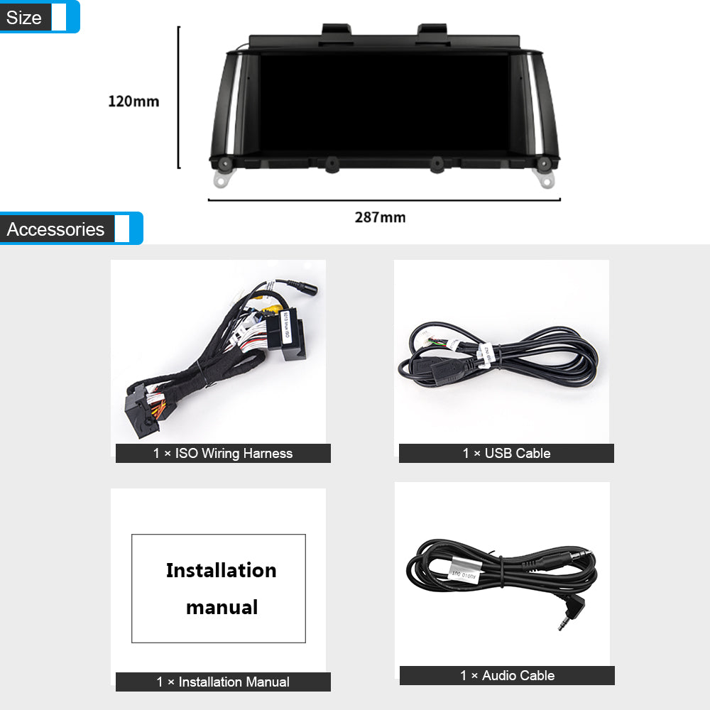 PEMP CarPlay Linux Screen for BMW F-Chassis X3/X4 — PEMP 9533
