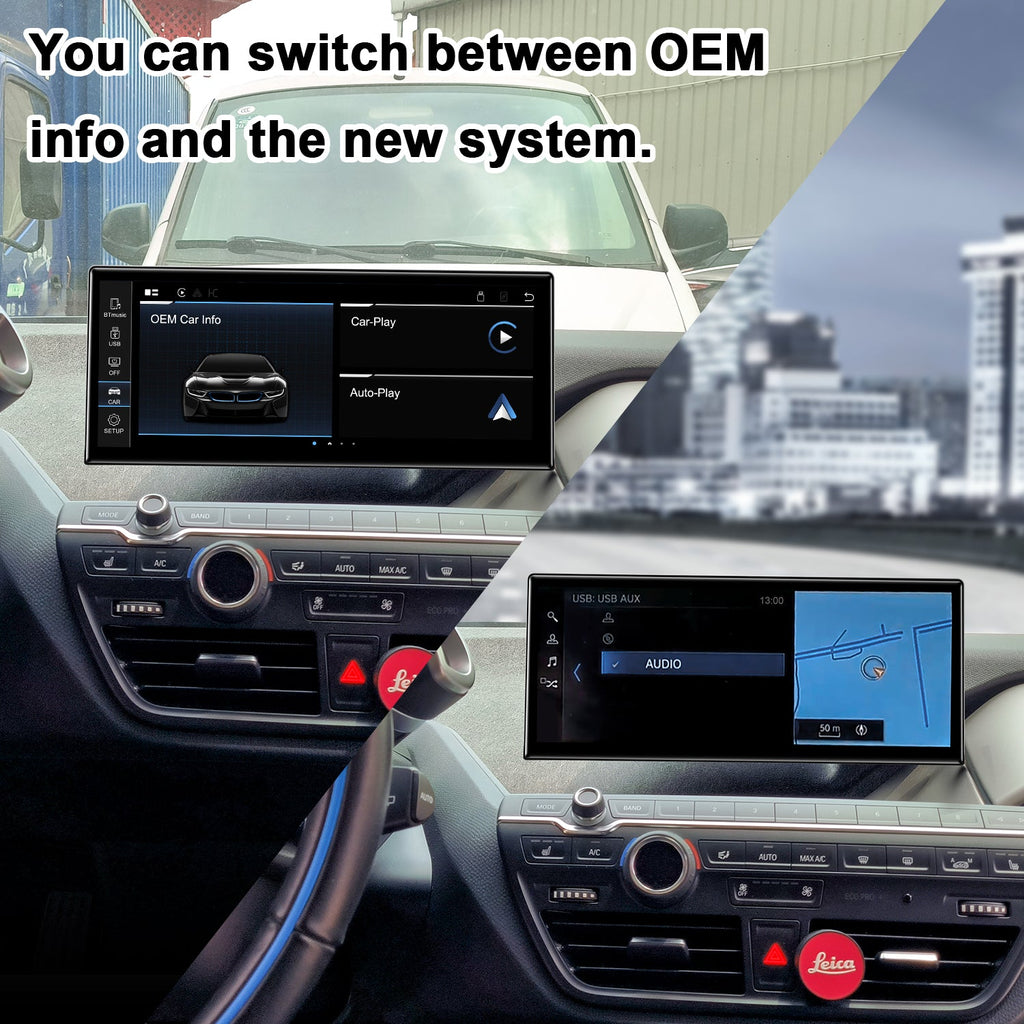 PEMP CarPlay Linux Screen for BMW i3 I01 — PEMP 9803