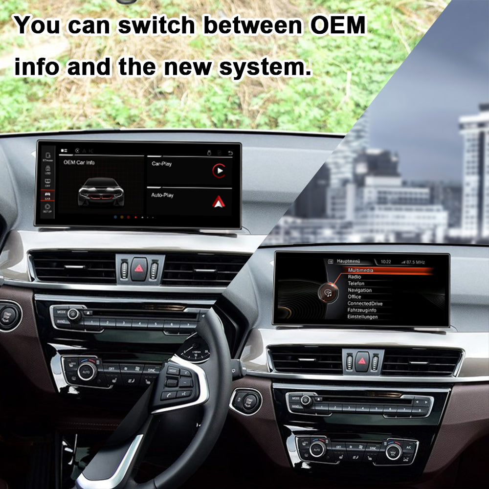 PEMP CarPlay Linux Screen for BMW F-Chassis X1/X2 — PEMP 9609