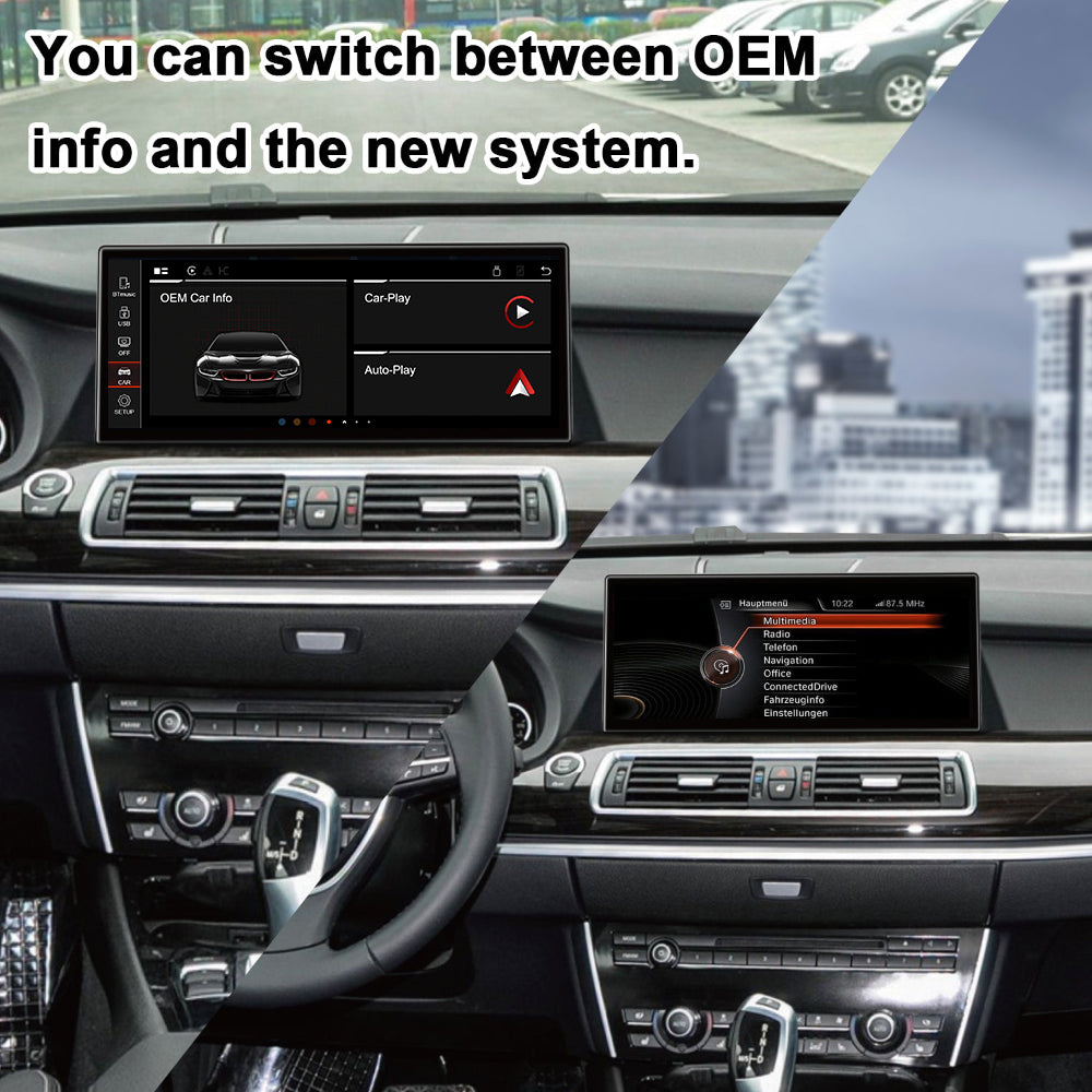 PEMP CarPlay Linux Screen for BMW 5-Series Gran Turismo F07 — PEMP 9668