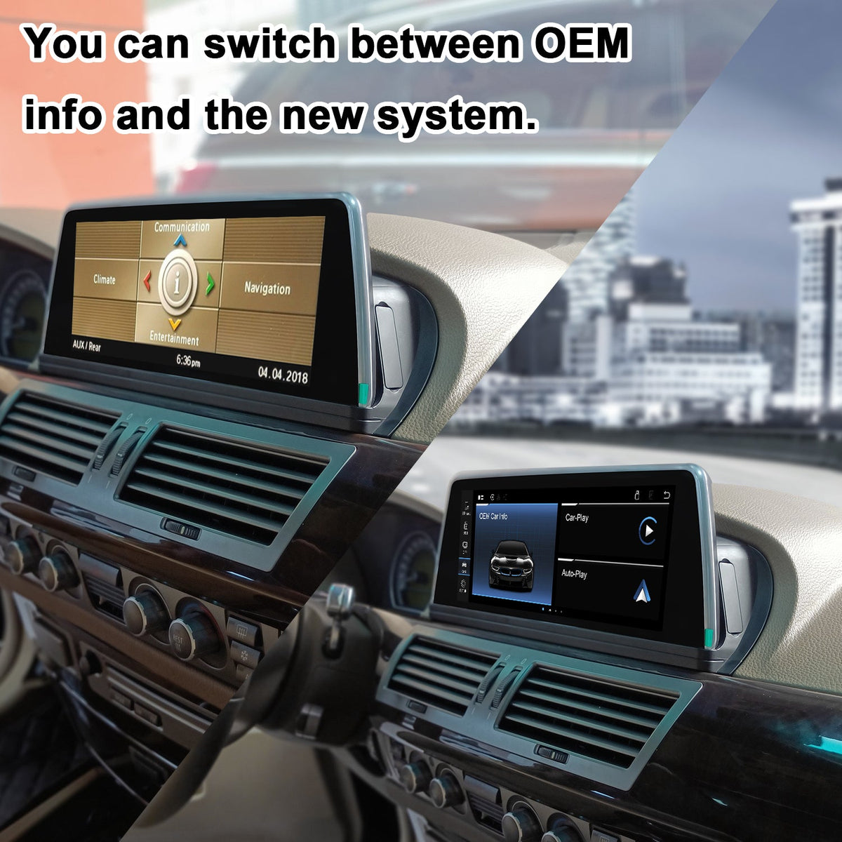 PEMP CarPlay Linux Screen for BMW E-Chassis 7-Series — PEMP 9807