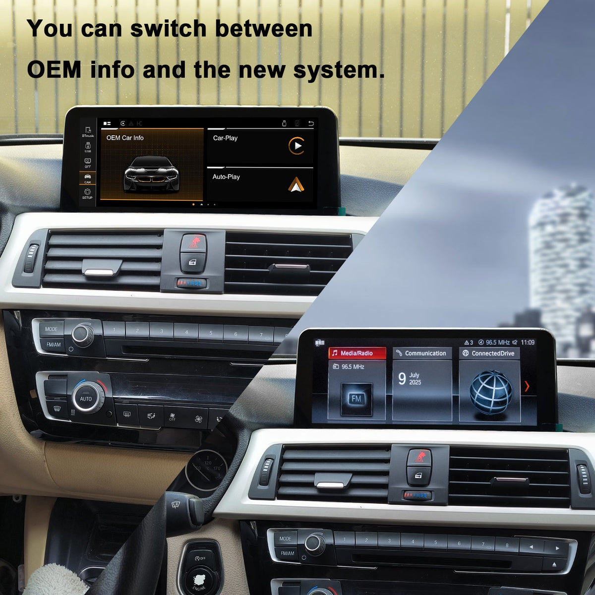 PEMP CarPlay Linux Screen for BMW F-Chassis 3/4-Series / M3/M4 — PEMP 9513