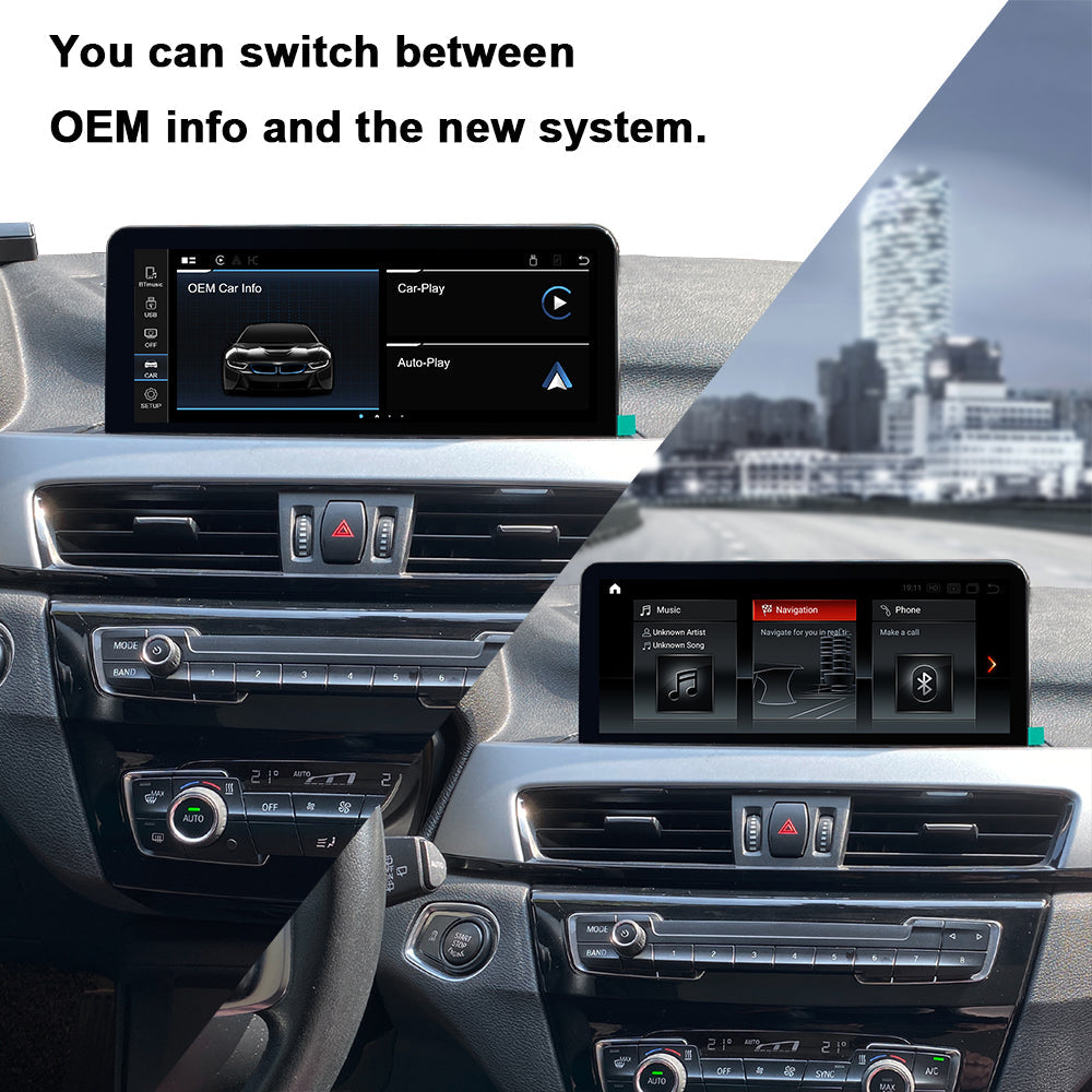 PEMP CarPlay Linux Screen for BMW F-Chassis X1/X2 — PEMP 9509