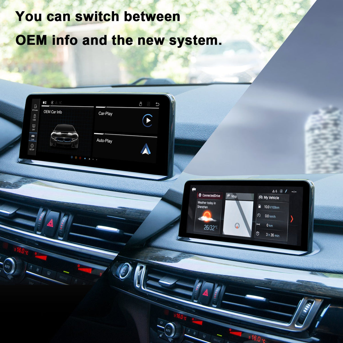 PEMP CarPlay Linux Screen for BMW F-Chassis X5/X6 — PEMP 9545