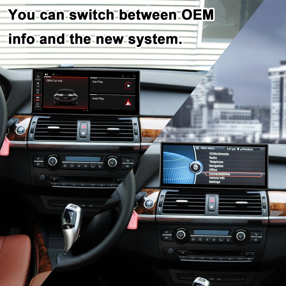 PEMP CarPlay Linux Screen for BMW E-Chassis X5/X6 — PEMP 9625